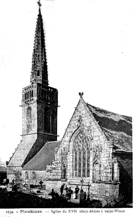 Eglise de Plouhinec (Bretagne - Finistre).
