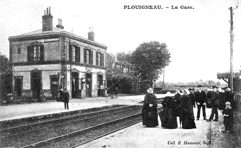 Gare de Plouigneau (Bretagne).
