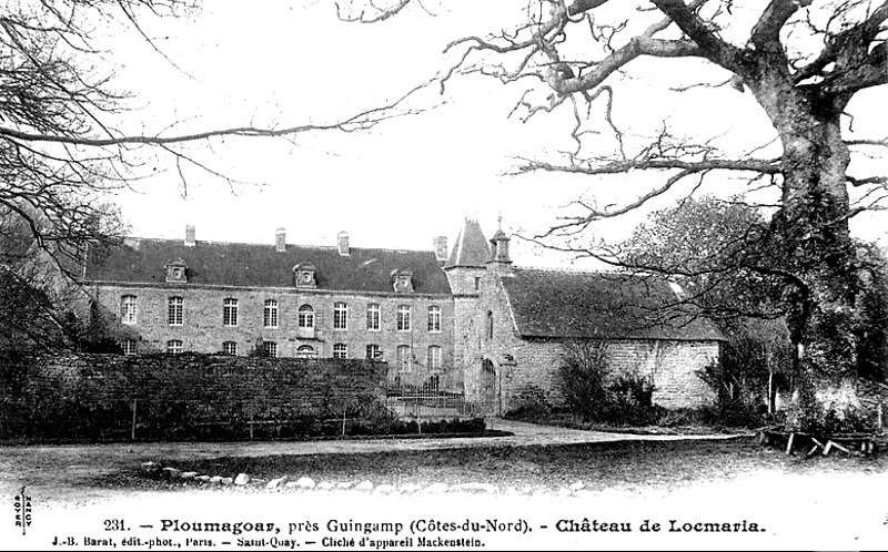 Ploumagoar (Bretagne) : chteau de Locmaria..
