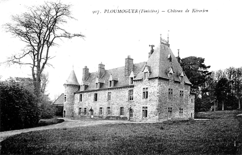Chteau de Ploumoguer (Bretagne).