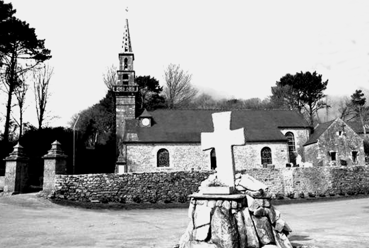 Eglise de Lamber en Ploumoguer (Bretagne).