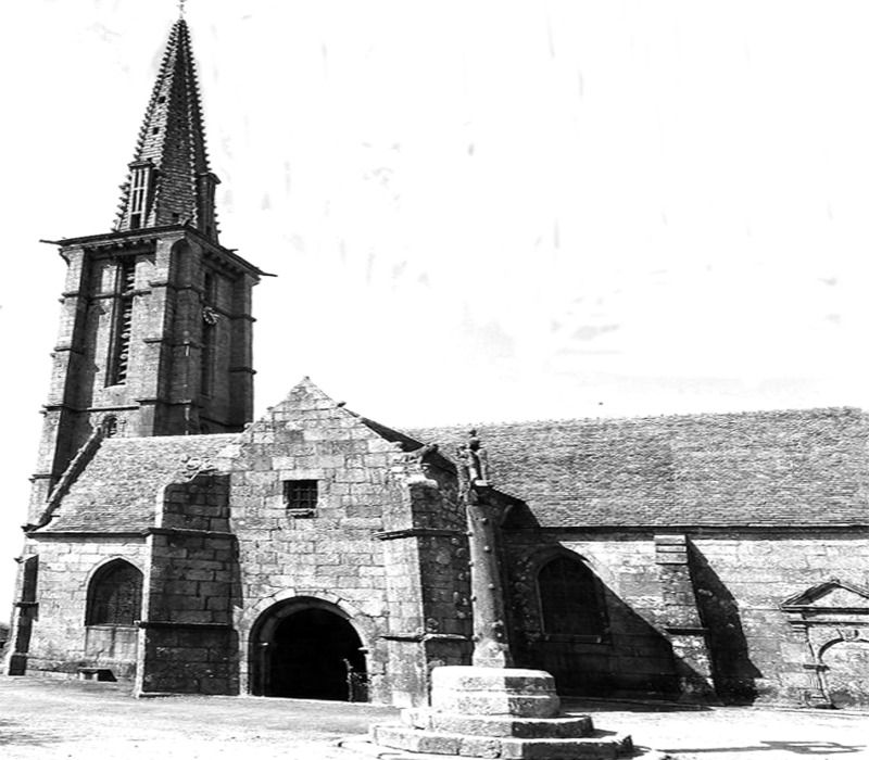 Eglise de Plounéour-Ménez (Bretagne).