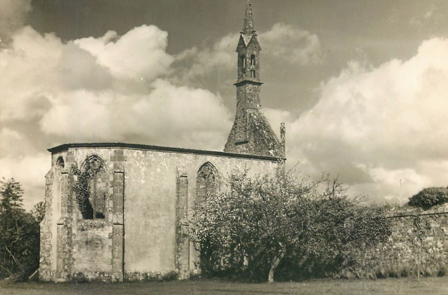 Chapelle de Kerigonan en Plounrin (Bretagne).