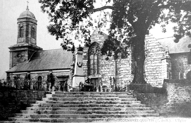 Eglise de Plounvez-Quintin (Bretagne).