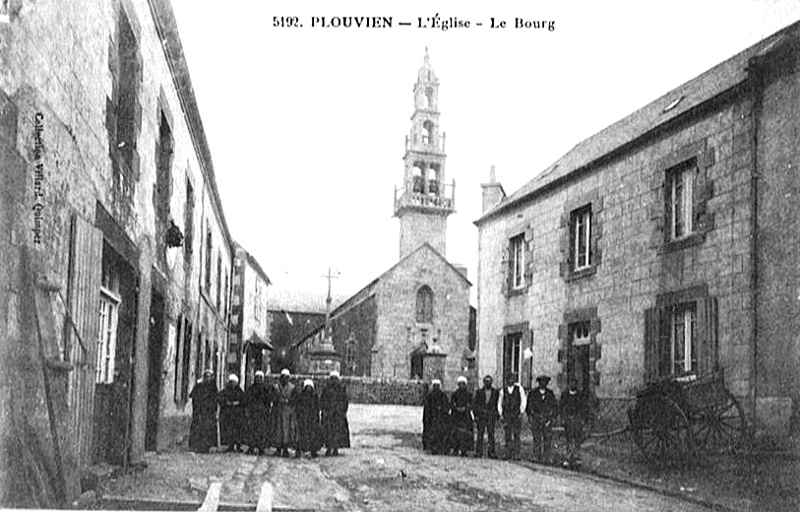 Ville de Plouvien (Bretagne).