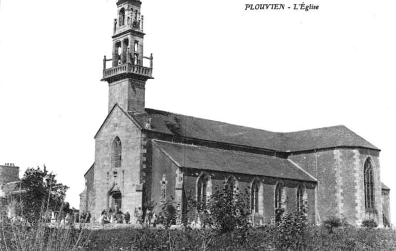 Eglise de Plouvien (Bretagne).