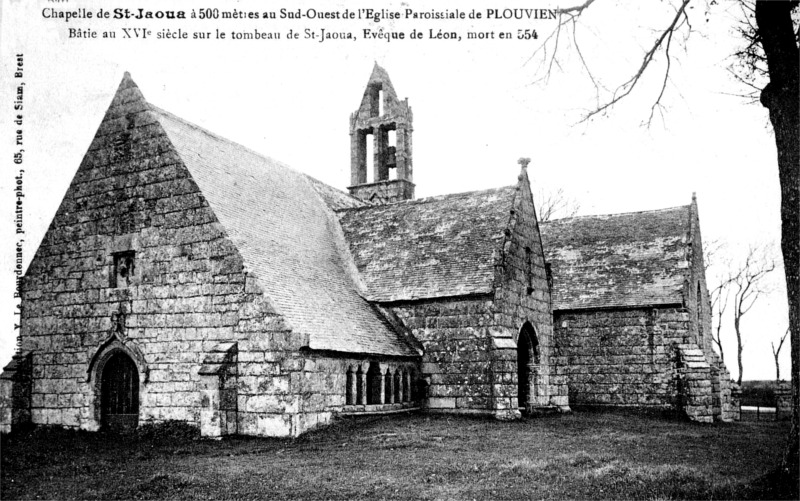 Chapelle de Saint-Jaoua  Plouvien (Bretagne).