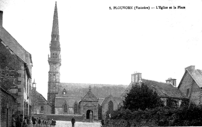 Eglise de Plouvorn (Bretagne).