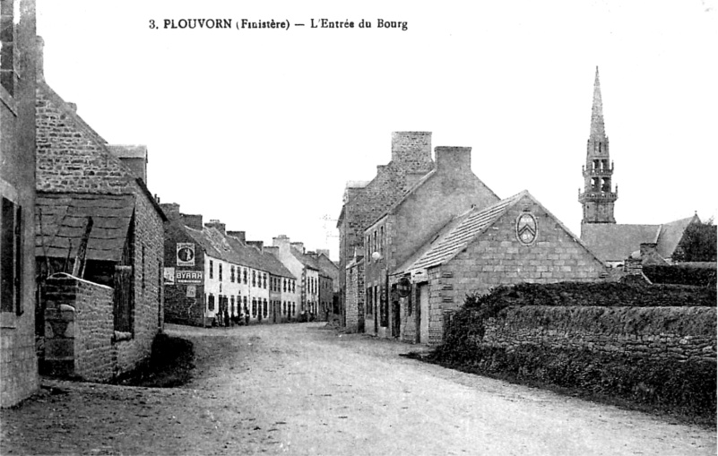 Ville de Plouvorn (Bretagne).