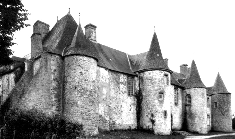 Chteau de Plumelec (Bretagne).
