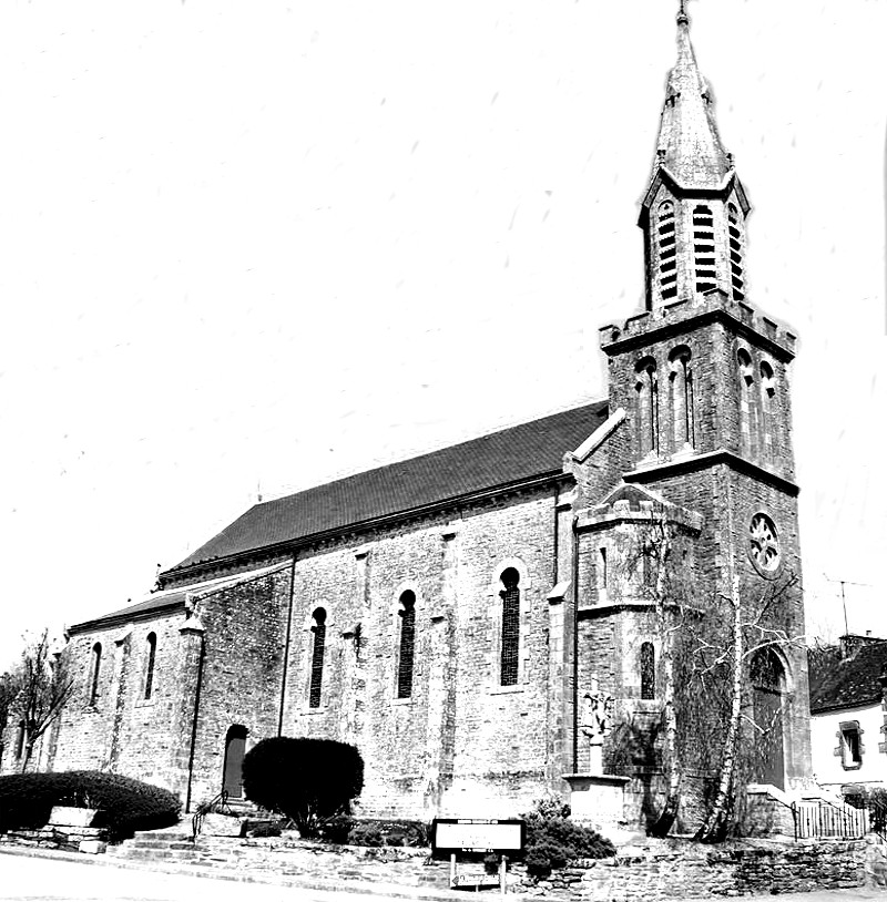 Eglise Notre-Dame de Callac  Plumelec (Bretagne).