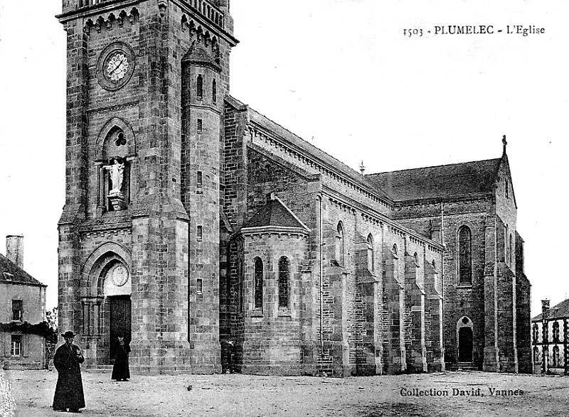Eglise de Plumelec (Bretagne).