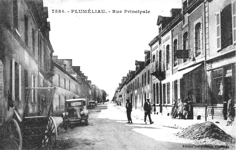 Ville de Plumliau (Bretagne).