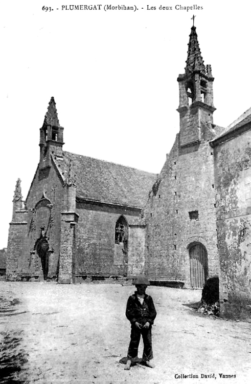 Chapelles de la Trinit et de Saint-Servais en Plumergat (Bretagne).