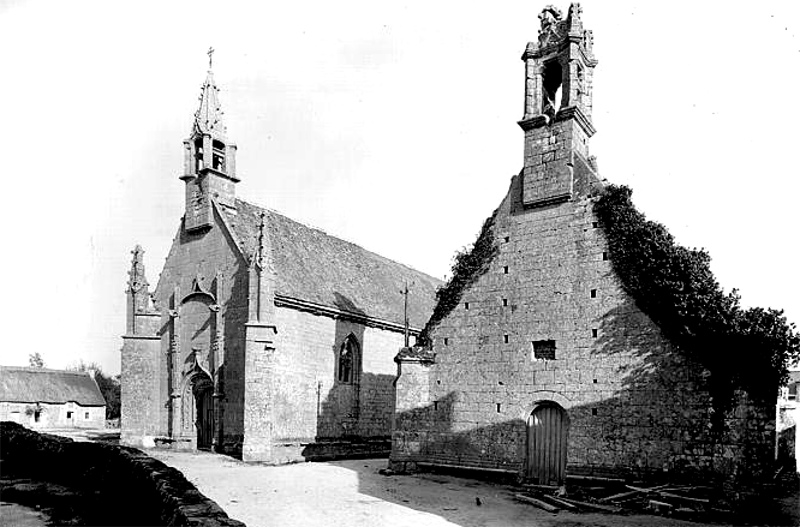 Chapelles de la Trinit et de Saint-Servais en Plumergat (Bretagne).