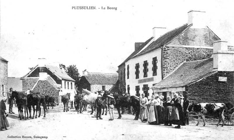 Ville de Plussulien (Bretagne).