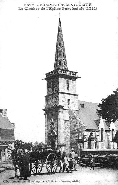 Eglise de Pommerit-le-Vicomte (Bretagne).