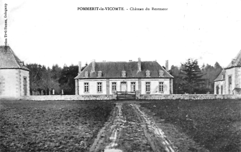 Chteau du Restmeur  Pommerit-le-Vicomte (Bretagne).