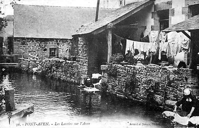 Lavoirs de Pont-Aven (Bretagne).