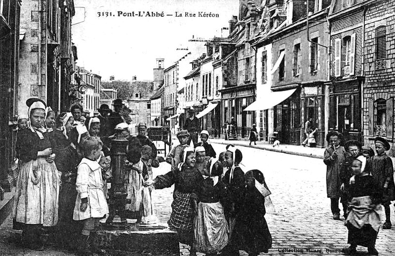 Ville de Pont-l'Abb (Bretagne).
