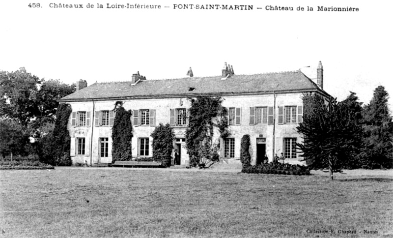 Chteau de la Marionnire  Pont-Saint-Martin (Bretagne).