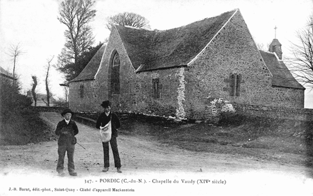 Ville de Pordic (Bretagne) : chapelle du Vaudy.