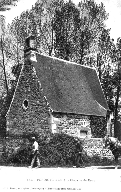 Ville de Pordic (Bretagne) : chapelle du Rosy.