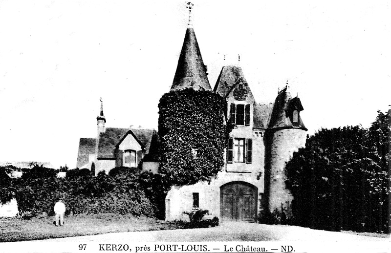 Chteau de Kerzo en Port-Louis (Bretagne).