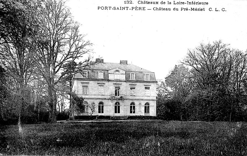 Chteau de Pr-Mriet  Port-Saint-Pre (Bretagne).