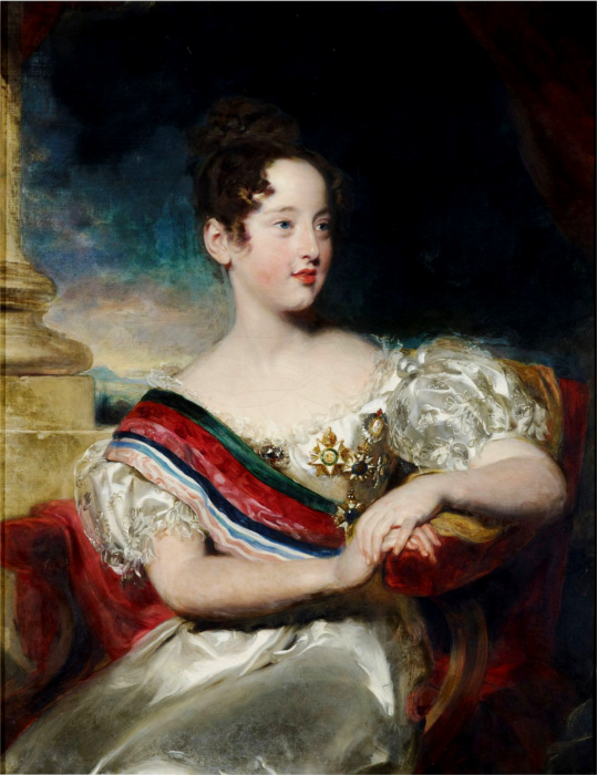 Marie II, reine du Portugal.