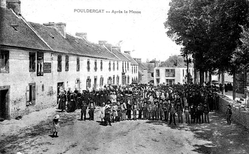 Ville de Pouldergat (Bretagne).