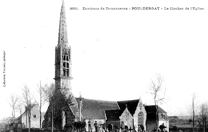 Eglise de Pouldergat (Bretagne).
