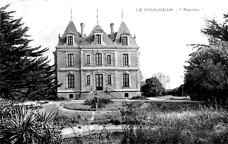 Chteau de Brcan au Pouliguen (anciennement en Bretagne).