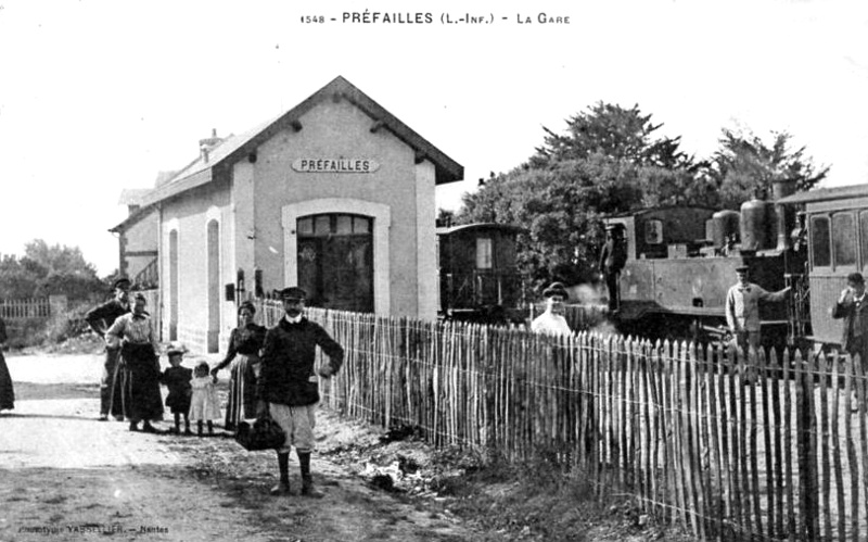 Gare de Prfailles (anciennement en Bretagne).