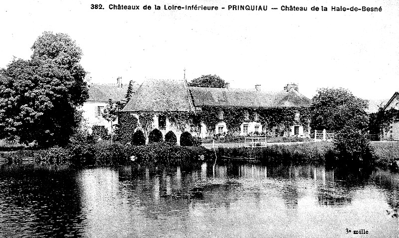 Chteau de la Haie-de-Besn  Prinquiau (anciennement en Bretagne).