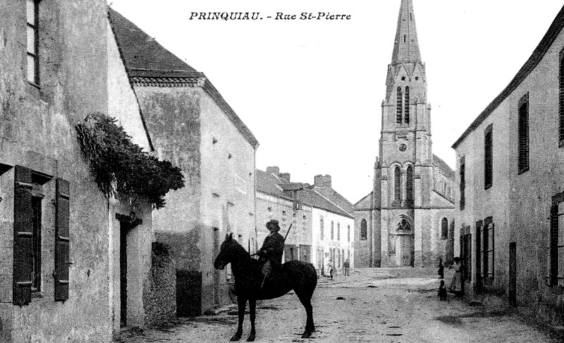 Ville de Prinquiau (anciennement en Bretagne).