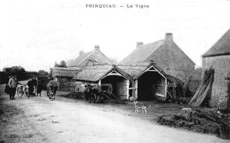 Ville de Prinquiau (anciennement en Bretagne).