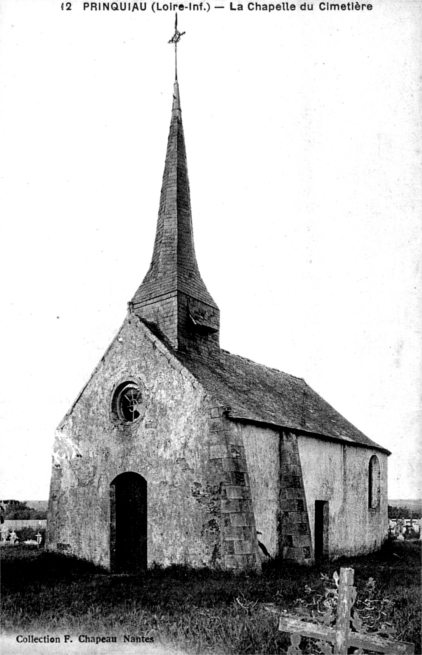 Chapelle de Bon-Secoues au cimetire de Prinquiau (anciennement en Bretagne).