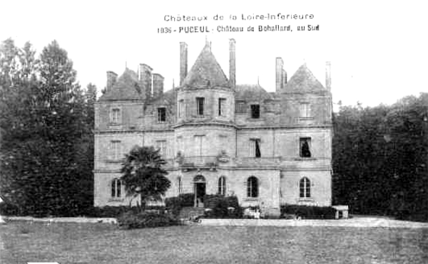 Chteau de Bohallard en Puceul (Loire-Atlantique).