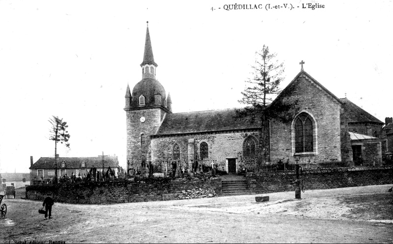 Eglise de Qudillac (Bretagne).