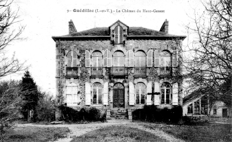 Chteau du Haut-Genest  Qudillac (Bretagne).