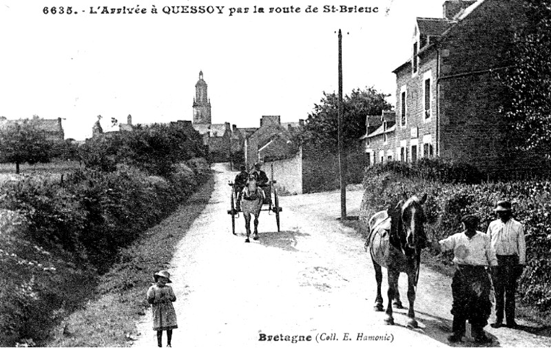 Ville de Quessoy (Bretagne).