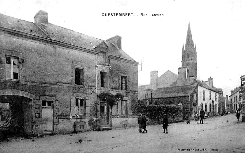 Ville de Questembert (Bretagne).