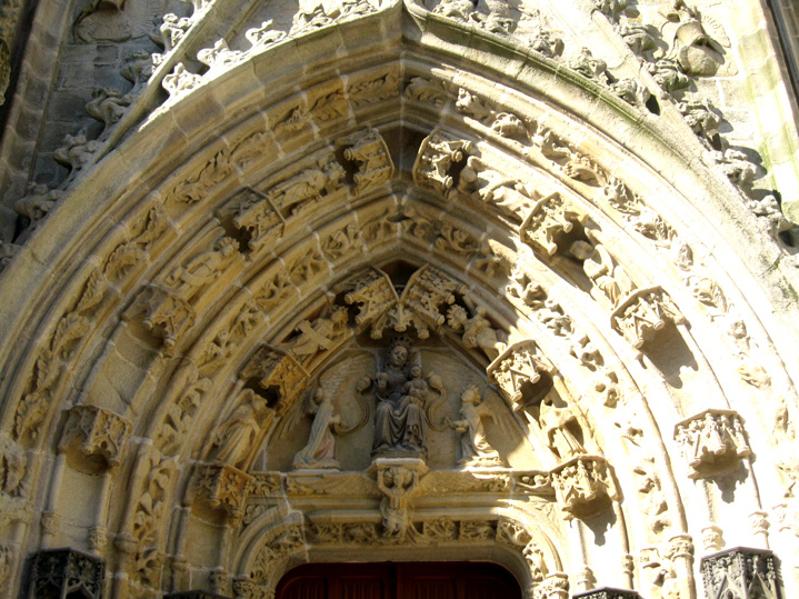 Quimper : cathdrale Saint-Corentin (portail Sud)