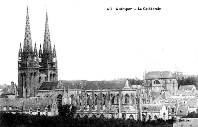 Cathédrale de Quimper (Bretagne).