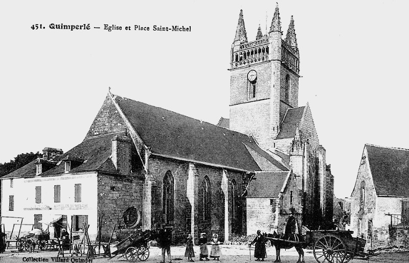 Eglise Saint-Michel de Quimperl (Bretagne).