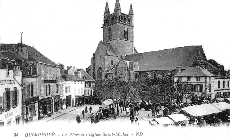 Eglise Saint-Michel de Quimperl (Bretagne).