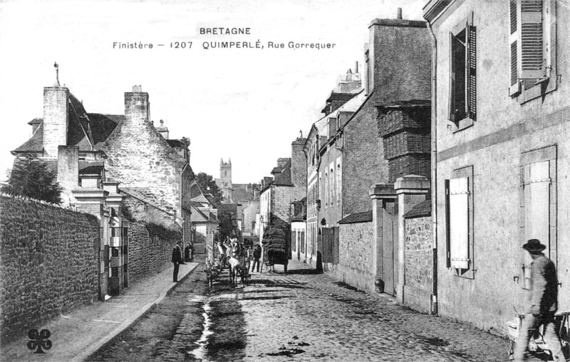 Ville de Quimperl (Bretagne).