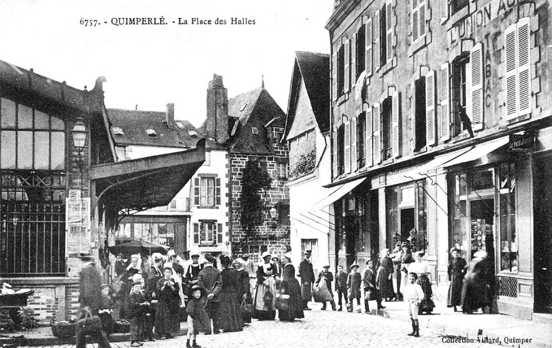 Les Halles en Quimperl (Bretagne).