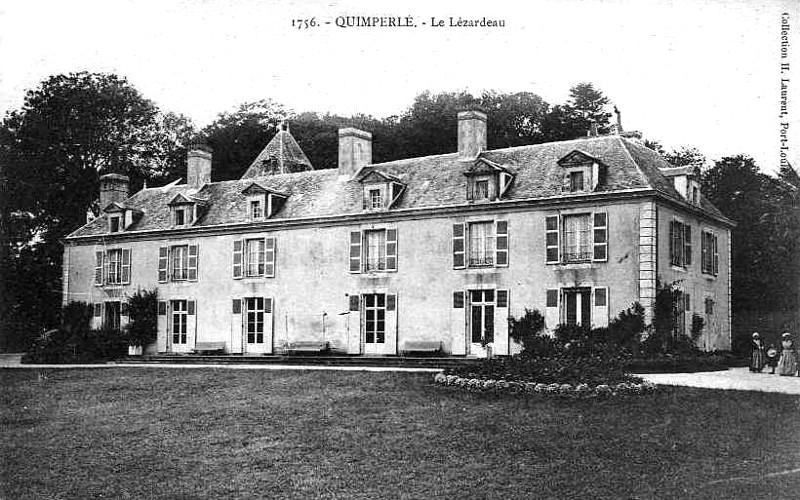 Chteau de Lzardeau en Quimperl (Bretagne).